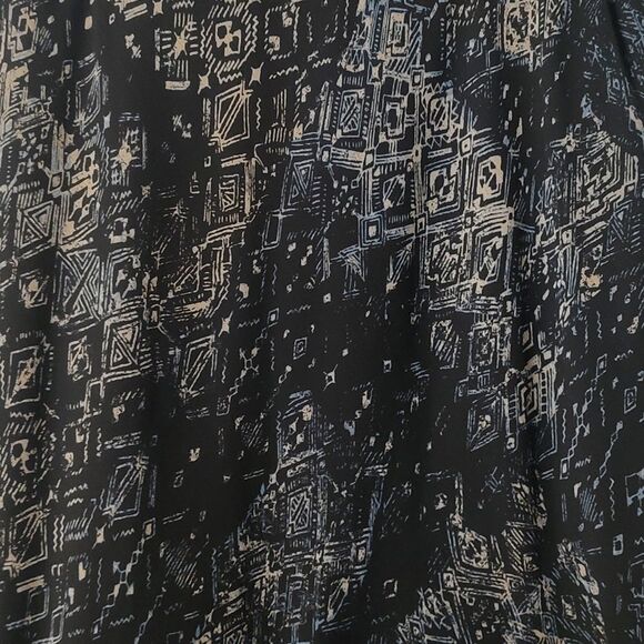 Nic+Zoe multicolor tan black blue skirt Sz S NWT - Picture 4 of 8